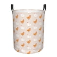 thumbnail image 1 of Fotbe Funny Chicken Cesto de Ropa con Asas, Cesto Impermeable de Gran Capacidad, Bolsa de Lavado para Dormitorio, Cesto de Ropa con Ruedas y Asas-Small, 1 of 6