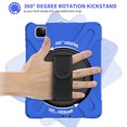 thumbnail image 4 of KIQ iPad Pro 11 Air 4 10.9 Case, Heavy Duty Shield Case Shoulder Strap for Apple iPad Pro 11-inch iPad Air 4 10.9 [Shield Dark Blue], 4 of 7