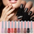 thumbnail image 6 of CBGELRT Oily Gel Nail Polish No UV Lamp Needed Long Lasting Clear Jelly Nail Polish Transparent Base Coat 10ml C, 6 of 8