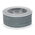 thumbnail image 1 of Unique Bargains Nylon Thread Twine Beading Cord 3mm Extra-Strong Braided Nylon Crafting String 4M/13 Feet, Grey, 1 of 7