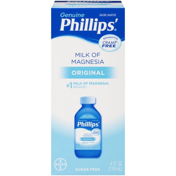 Phillips' Milk Of Magnesia Liquid Laxative, Original, 4 Fl Oz