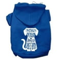 thumbnail image 1 of Trapped Screen Print Pet Hoodies Blue Size Med (12), 1 of 1