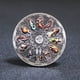 thumbnail image 2 of Moneda coleccionable de 12 constelaciones en relieve chapada en plata antigua, 2 of 3