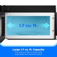 thumbnail image 3 of Midea MMO17S5AWW 1.7 Cu. Ft. White Over-the-Range Microwave, 3 of 4