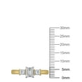 thumbnail image 5 of Brilliance Fine Jewelry 1 Carat T.W. Lab Grown Diamond Women 3 Stone Ring in 14KT Gold Plated Silver, 5 of 5