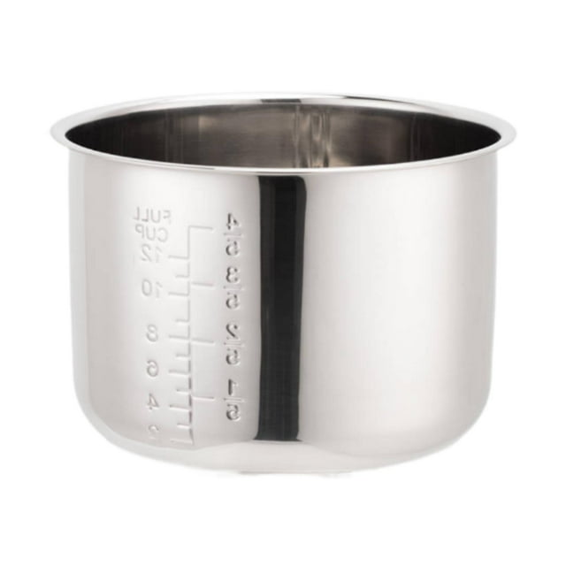 Recipiente interior para olla arrocera, revestimiento para cocina, olla interior portátil de acero inoxidable multiusos, herramienta de cocina para el L