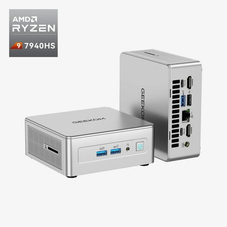 GEEKOM AE7 Mini PC Desktop Computer, AMD Ryzen 9 7940HS,32 GB DDR5 1TB SSD