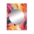 thumbnail image 2 of Designart "Infusion of Electric Swirls in Pink and Blue IV" Abstract Mirror Wall Decor - Modern Multicolor Abstract Large Mirror For Wall Art Decor - 40" x 30" Inch, 2 of 5
