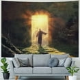 thumbnail image 4 of Chilfamy Jesus Tapestry Empty Tomb Jesus Crucifixion Shroud Art Wall Decor Resurrection of Jesus Backdrop with Cross Tapestry Easter Backdrop Church Poster Home Decor for Bedroom Painting, 4 of 6