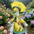 thumbnail image 6 of AZXY Raincoat Porch Goose Outfit, 23‑Inch Goose Clothing Costume for Cement Plastic Porch Goose Statue, Goose Clothes for Garden Porch Goose Figurine, Outdoor Home Decor, 6 of 8