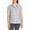 Blue Stripe, variant on Orvis Tops for Women - Linen Blend Womens Short Sleeve Shirts - Button-Up with Collar - Dressy Casual (Multi Stripe, Medium)