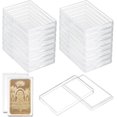 thumbnail image 1 of 20 unidades de soportes de acrílico transparente para lingotes de plata de 1 onza (5 x 3 x 0,3 cm, medidas internas). Caja rectangular de almacenamiento apta para lingotes de plata de 1 onza., 1 of 5