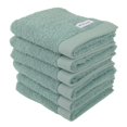 thumbnail image 1 of TOM TAILOR Toalla de invitados, paquete de 6 unidades - Color Bath Guest Towel, rizo, algodón Verde 30x50cm, 1 of 3