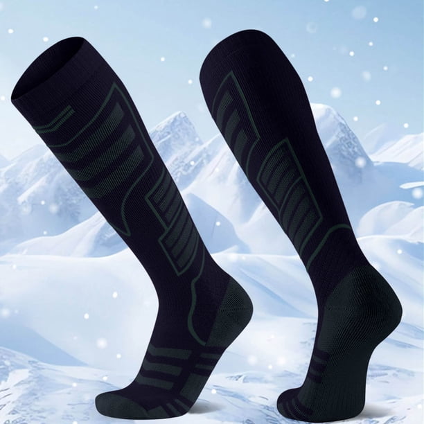 Calcetines de invierno para mujer, calcetines de tubo medio con forro polar para mayor calidez y protección contra el frío, calcetines de forro polar, calcetines de algodón para mujer