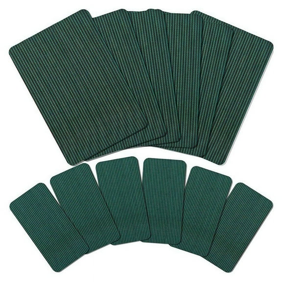 12Pcs Pool Cover Patch,12X8In/4X8in Pool Cover Patches Self Adhesive Pool Cover Repair Kit for Swimming Pools