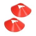 thumbnail image 3 of Soccer Disc Cones, 20 PCS Bright Color PE Colorfast Sports Disc Cone Markers Training Props  For Basketball Blue,Green,Red,Yellow, 3 of 8