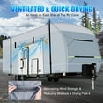 thumbnail image 3 of YEOPGYEON Travel Trailer RV Cover 600D Oxford Cloth,31.7'-34' Waterproof 6 Layers with 4 Tire Covers,Tongue Jack Cover,Waterproof Anti-Uv Prevent Top Tearing Caused by Sun Exposure, 3 of 9