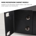 thumbnail image 5 of Miangastore 2 Pcs Support d'Angle pour Étagère pour Microphone Noir Protection ABS, 5 of 5