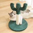 thumbnail image 3 of Poste r de gato con forma de cactus de 15 ", torre de árbol de escalada, cuerda de sisal envuelta, bastones y Colco Cat Rasguing Post, 3 of 8
