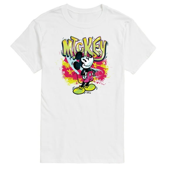 Disney - Mickey Graffiti - Men's Short Sleeve Graphic T-Shirt