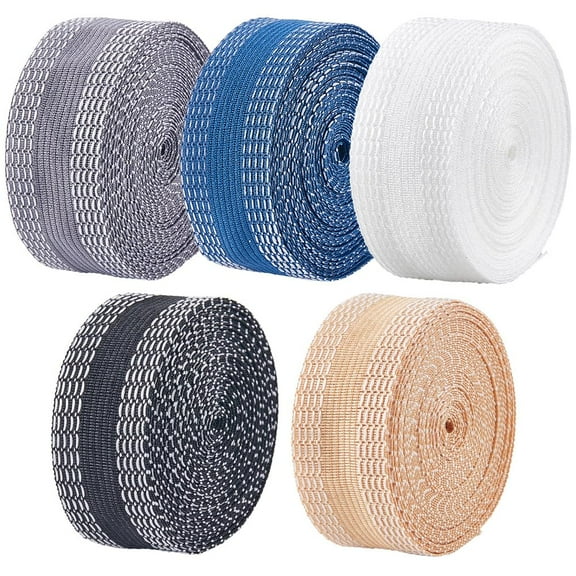 27 Yards 5 Colors Iron on Hem Tape Trousers Edge Modified Strips No Sew Glue Ironing Hemming Adhesive Tape Pants Shortening Tape Fabric Tape