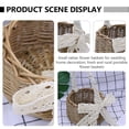 thumbnail image 4 of 1pc Hand-held Small Flower Basket Wedding Hand Basket Gift Basket Ornament, 4 of 4