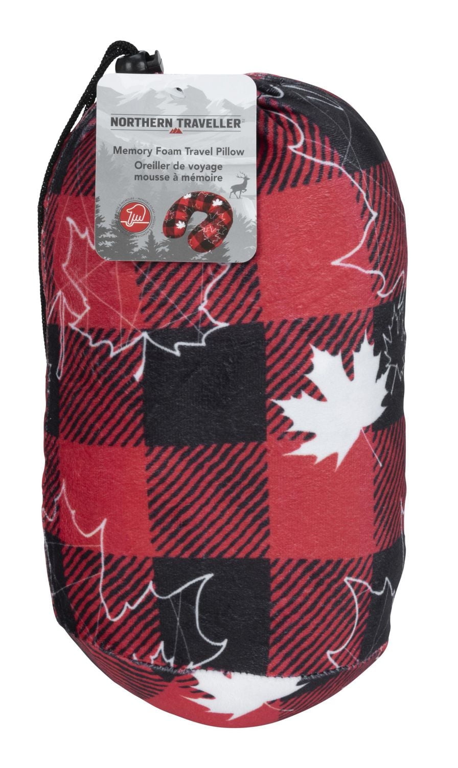 Northern Traveller Neck Pillow Canada Print