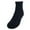 Black, variant on Hanes Boys Red Label Double Tough Durability Ankle Socks 10 Pack, Size S-L