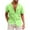 Green, variant on Mens Summer Stylish Linen Short Sleeve Shirts, Retro Button Down Lapel Shirt, Hawaiian Beach Casual Holiday Tops