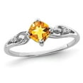 thumbnail image 1 of 2/5 Carat (ctw) Solitaire Citrine Ring in Sterling Silver, 1 of 4