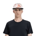 thumbnail image 3 of Adjustable Baseball Cap, Cartoon Cute Axolotl White Flat Bill Trucker Flat Brim Hats Dad Hat for Men Women - Snapback Hat Adjustable Size, 3 of 7
