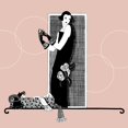 thumbnail image 2 of Stylish 1920S Lady On Blush Pink Background Poster Print By ?? Mary Evans Picture Library, 2 of 2