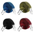 thumbnail image 2 of 2 Meters Long Bungee Rops with Hooks Clips Luggage Cord Rope Elastics Rubber Yellow-2M, 2 of 5