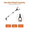 thumbnail image 4 of VEVOR Grabber Reacher Tool, 43" Foldable Reacher Grabber Pickup Tool with 360° Rotating Jaw, Magnet and LED Light, Lightweight Grabber Reacher Tool for Seniors, Extra Long Trash Picker Upper Grabber, 4 of 9