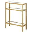thumbnail image 3 of Maklaine Modern Industrial 22" Console Table in Brass Finish, 3 of 4
