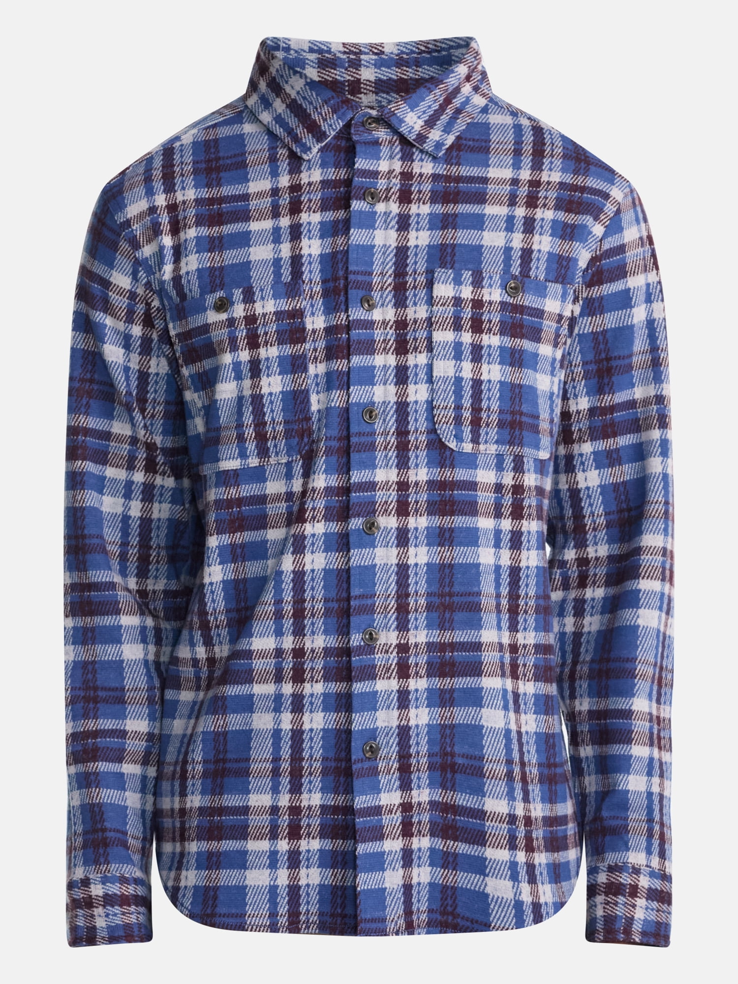George Men's Knit Overshirt with Long Sleeves, Sizes XS-4XLT