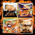 thumbnail image 5 of Halloween Treat Bags, Candy Bags, 100pcs Halloween Goodie Bags for Kids, Multicolor Plastic Party Snack Bags and Baked Goods Bags, Portable Size 10x13cm, Safe Materials for Holiday Party Supplies, 5 of 6