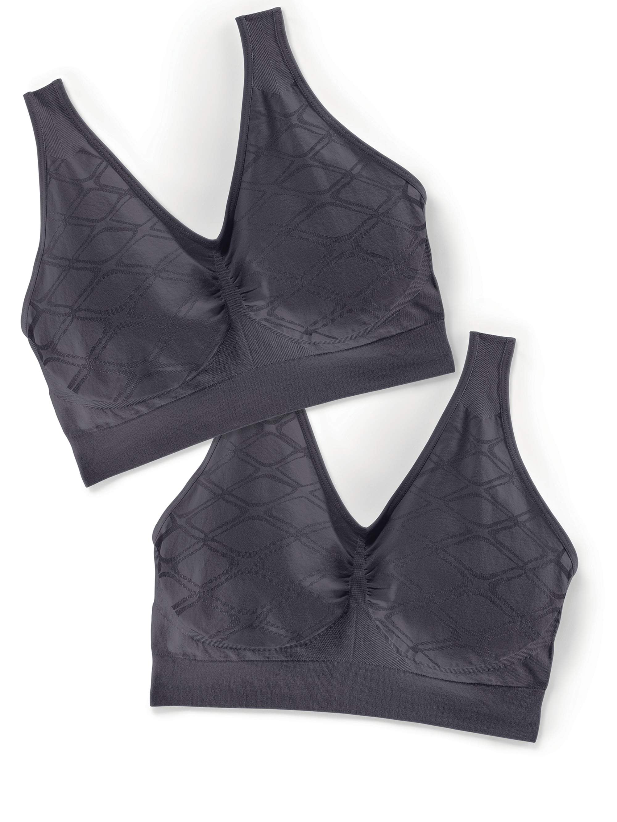Just My Size Women's Pull Over Pure Comfort Bra 2Pack, Style MJP126