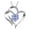 Multicolor K, variant on Latrodar Birth Month Birthstone Necklace For Women Girls, Alloy Heart Necklace Pendant Daughter Necklace Birthday Jewelry Gifts For Ladies Mom Grandma Teens With Thanksgiving Valentines Day Gifts