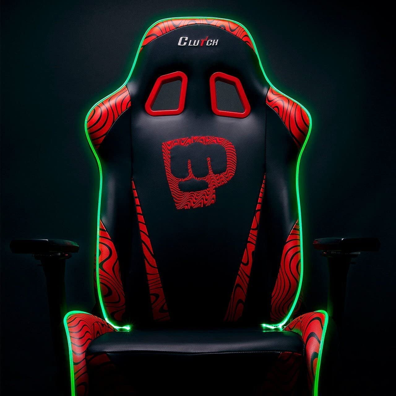 Clutch Chairz Pewdiepie LED Edition Ergonomic Gaming and Office Chair with Lumbar Pillow in Iceland at ISK 91150 Rating 5