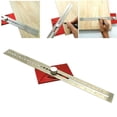 thumbnail image 4 of Localizador de línea de carpintería herramienta de medición DIY regla de material acero Localizador Universal de carpintería herramienta de regla de material acero de Gloria Ruler de ángulo de carpintería, 4 of 9