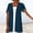 Blue, variant on Sakmal Gray Womens Winter Coats Casual Lightweight Short Sleeve Cardigan Solid Loose Fit Jackets for Women Plus Size
