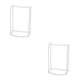 thumbnail image 1 of Perchero Inteprter para abrigos soporte de almacenamiento organizador de ropa Blanco 2piezas, 1 of 6