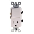 thumbnail image 1 of Interruptor Y Contacto Leviton 15A 120V Blanco, 1 of 3