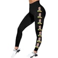thumbnail image 4 of WILLBEST Leggings de Cintura Alta Para Mujer, Pantalones de Yoga Para Entrenamiento, Suaves, Elásticos, Cómodos, Deportivos, Para Correr, Fitness, Estampado de Pascua Extra Grande, 4 of 5