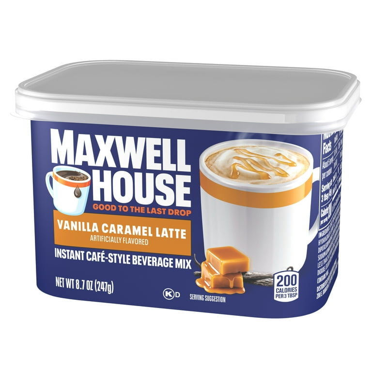 4 pack) Maxwell House International Vanilla Caramel Latte Cafe