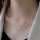 thumbnail image 4 of Collar de cadena de clavícula brillante para mujer, Gargantilla Popular de color plateado, joyería fina, regalo de boda, fiesta de cumpleaños, 2022, 4 of 4