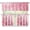 Pink, variant on Yellow Butterfly Curtains for Kitchen Windows 3 Piece Small Kitchen Window Curtains Over Sink Kitchen Window Curtains for Cafe Bathroom Living Room