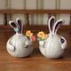 thumbnail image 4 of 2 Piezas De Adornos De Conejos De Paja, Conejitos De Resina Para Mesa, Conejitos Adorables, Decoración Artesanal Para El Hogar, Accesorios, Regalo, 4 of 7