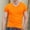 Orange, variant on Daolelai Men's Sports Casual Short-Sleeved T-Shirt Vest Breathable Half-Sleeved Men's Clothing